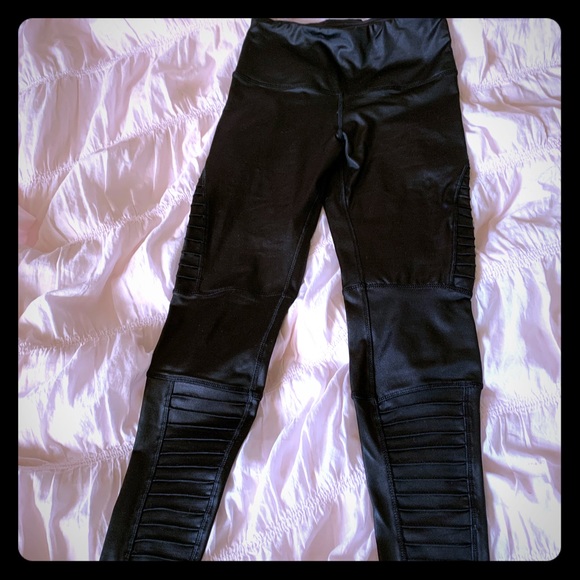 Fashion Nova Leather Leggings - Picture 1 of 2